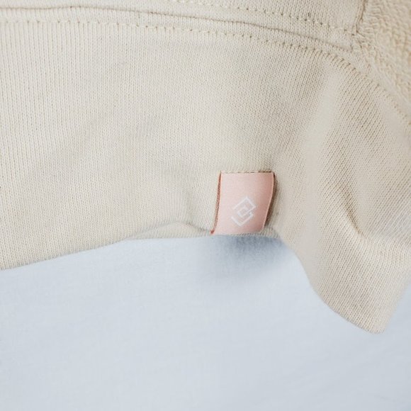 Thirdlove Weekend Terry Sweatshirt Large Cream Color - Picture 2 of 4